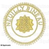 Badge / Macaron GLNF – Grande tenue provinciale – Grand Hospitalier – Neuilly Bineau – Brodé main